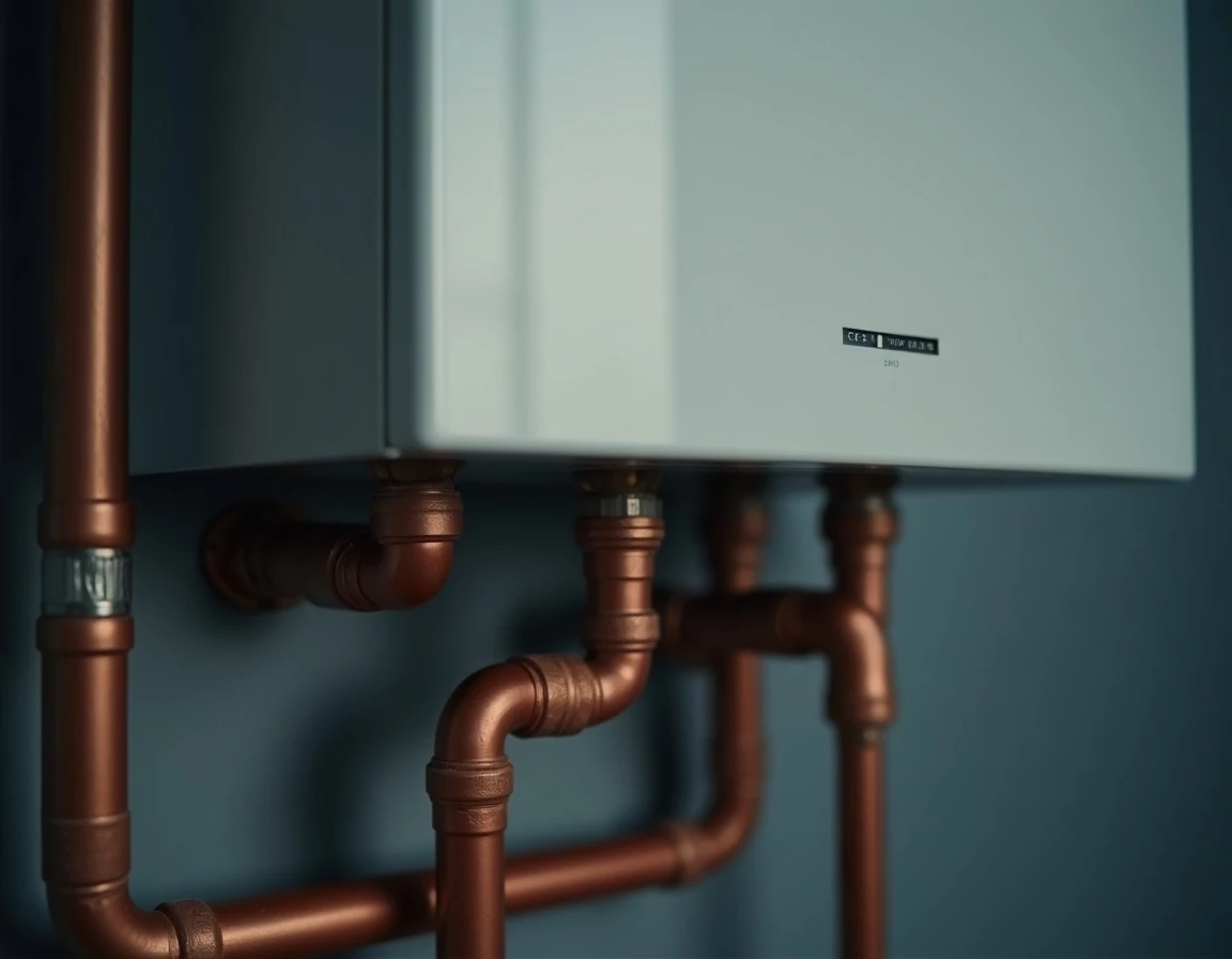 Czysto poprowadzona instalacja wodno-kanalizacyjna w nowym domu w Wieliczce